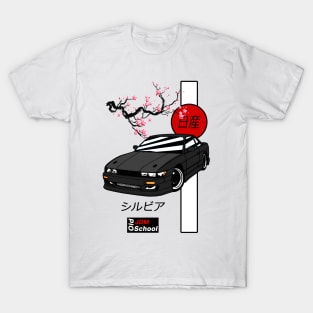 JDM Silvia S13 Black Red Sun Edition T-Shirt